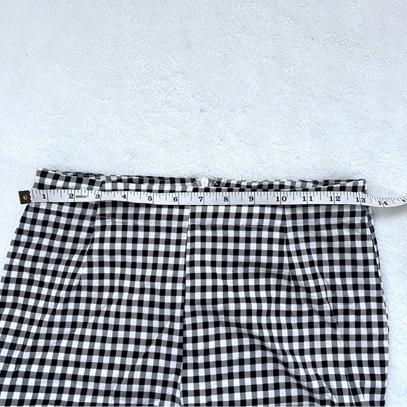 High Rise Plaid Straight Pants - Picture 12 of 12